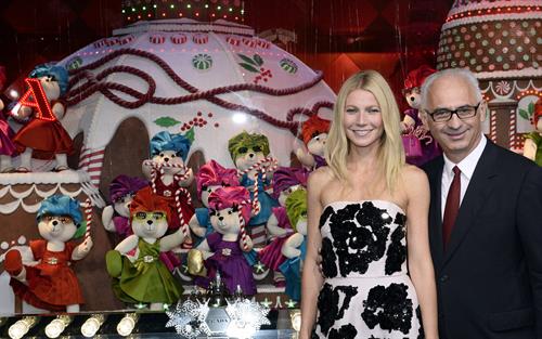 Gwyneth Paltrow Printemps Christmas Decorations Inauguration In Paris -- Nov. 7, 2013 