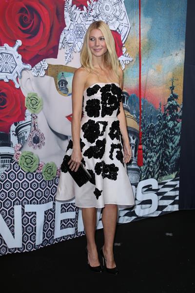 Gwyneth Paltrow Printemps Christmas Decorations Inauguration In Paris -- Nov. 7, 2013 