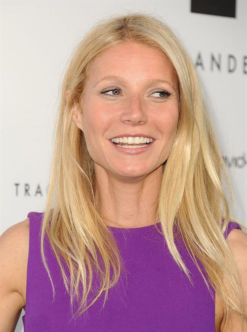Gwyneth Paltrow Tracy Anderson flagship studio opening in Brentwood 4/4/13 