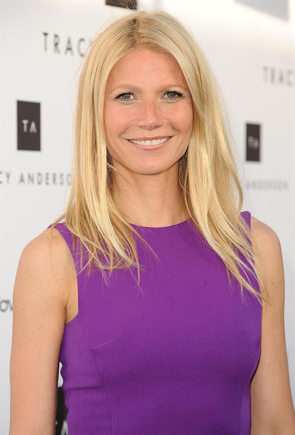 Gwyneth Paltrow Tracy Anderson flagship studio opening in Brentwood 4/4/13 