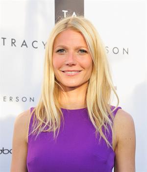 Gwyneth Paltrow Tracy Anderson flagship studio opening in Brentwood 4/4/13 