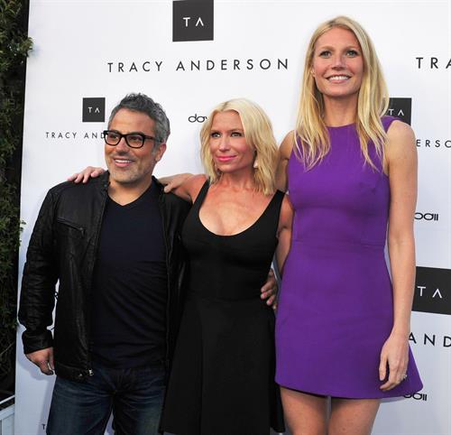 Gwyneth Paltrow Tracy Anderson flagship studio opening in Brentwood 4/4/13 