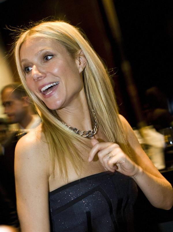 Gwyneth Paltrow makes an in store appearance for Boss Nuit at Paris Gallery, Dubai Mall on December 5, 2012 