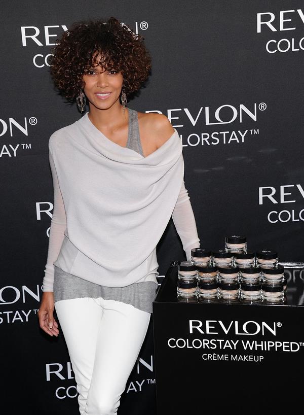 Halle Berry - Revlon ColorStay Whipped Creme Makeup Launch (May 22, 2012)