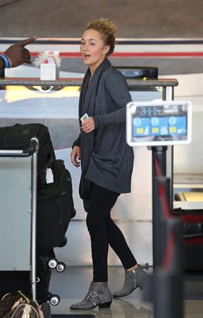 Hayden Panettiere at LAX Airport 5/24/13 