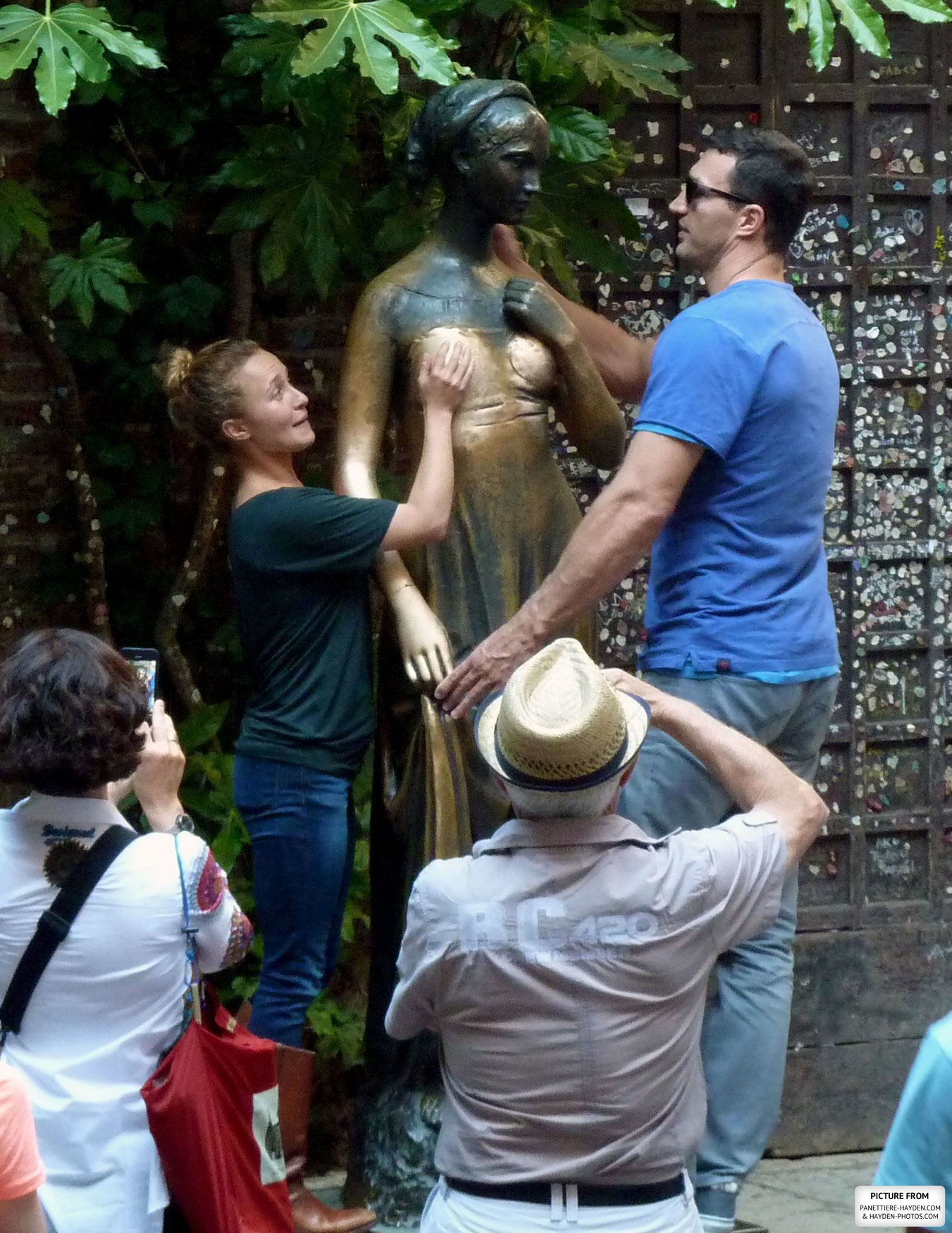 Hayden Panettiere & Wladimir Klitschko checking out the sights in Verona, Italy on June 6, 2013