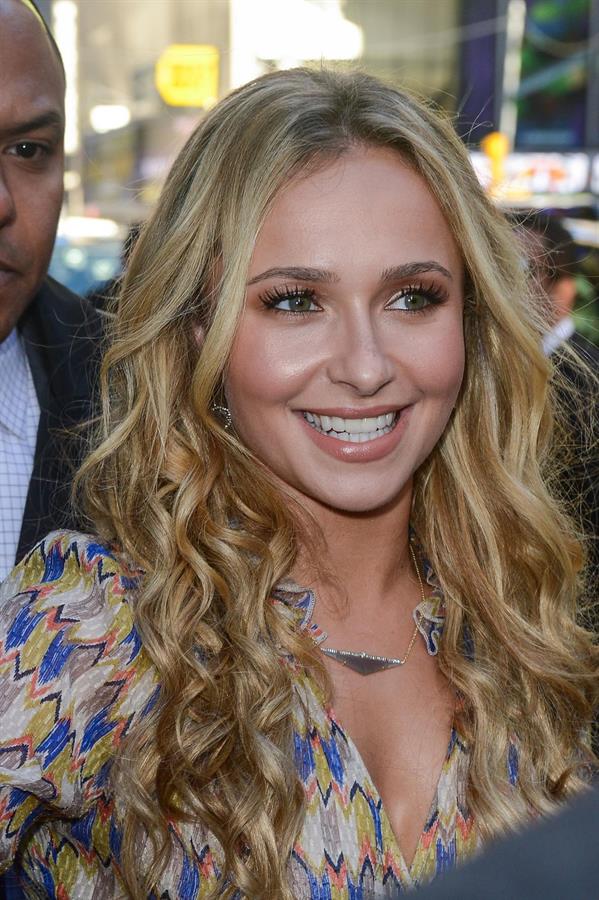 Hayden Panettiere leaves the  Good Morning America  taping October 16, 2012 