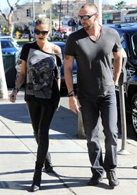 Heidi Klum Grocery shopping in Brentwood