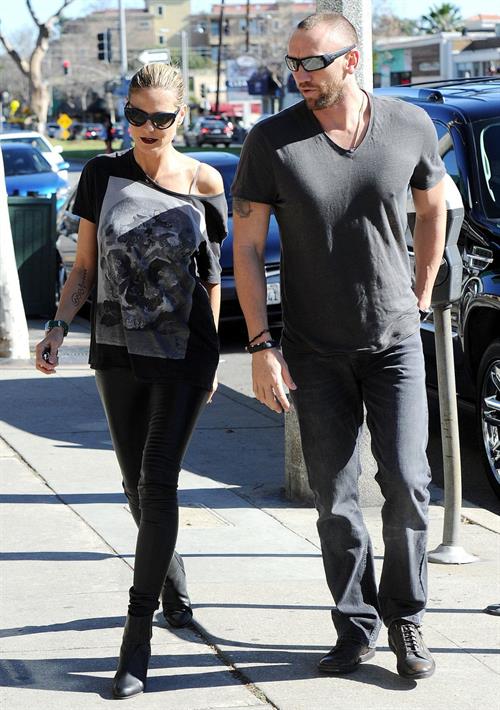 Heidi Klum Grocery shopping in Brentwood