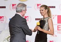 Heidi Klum MTV EMA's 2012 City Hall in Frankfurt on November 10, 2012