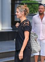 Heidi Klum - Heading to Cipriani in NYC - August 12, 2012