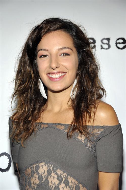 Vanessa Lengies - Chuck Connelly Art Opening at Trigg Ison Fine Arts -- Los Angeles, Oct. 29, 2009  