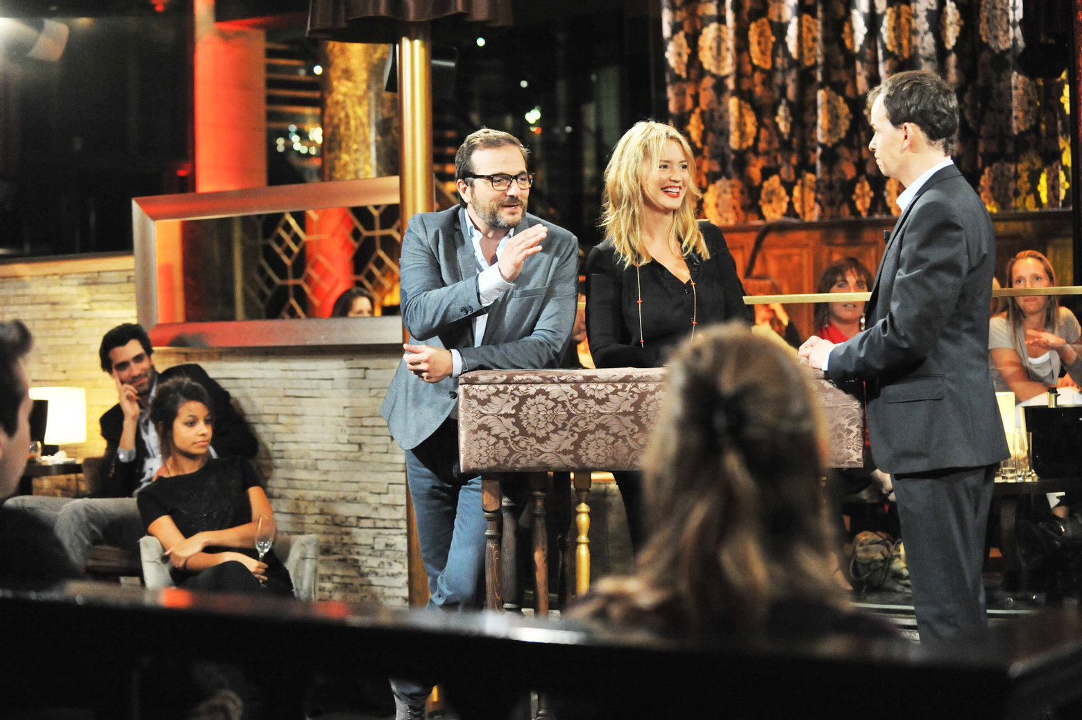 Virginie Efira On the Set of Possible Impossible TV Show on September 19, 2012 