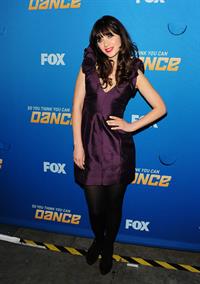 Zooey Deschanel - So You Think You Can Dance 200th Episode Celebration in Los Angeles on June 25, 2012