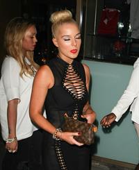 Helen Flanagan FHM Sept issue launch at Whisky Mist nightclub in London 7/30/13 