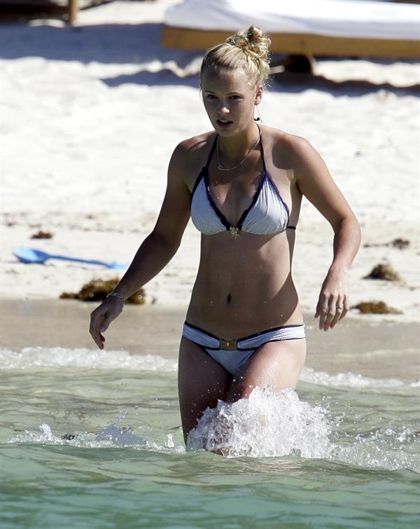Caroline Wozniacki in a bikini