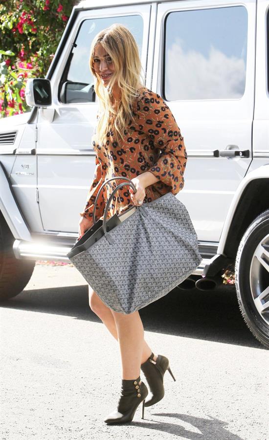 Hilary Duff in Los Angeles 10/29/13  