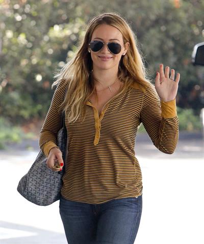 Hilary Duff in Los Angeles 10/27/13  