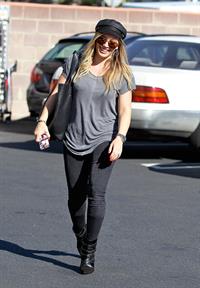 Hilary Duff candids in Santa Monica 11/1/13  