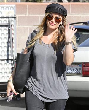 Hilary Duff candids in Santa Monica 11/1/13  