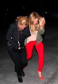 Hilary Duff – Pink concert at the Staples Center 10/12/13  