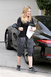 Hilary Duff - visits a friend in West Hollywood 11/7/13