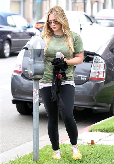 Hilary Duff in Hollywood - August 23, 2012