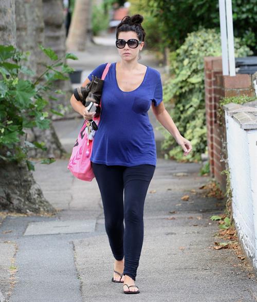 Imogen Thomas walking in London - August 28, 2012