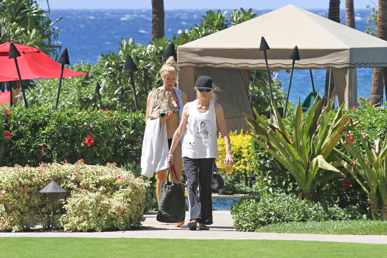 Ireland Baldwin bikinis at beach in Maui 10/21/12 
