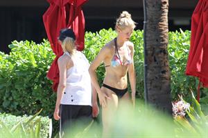 Ireland Baldwin bikinis at beach in Maui 10/21/12 
