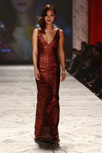 Jamie Chung The Heart Truth 2013 Fashion Show, Feb 6, 2013 