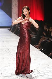 Jamie Chung The Heart Truth 2013 Fashion Show, Feb 6, 2013 
