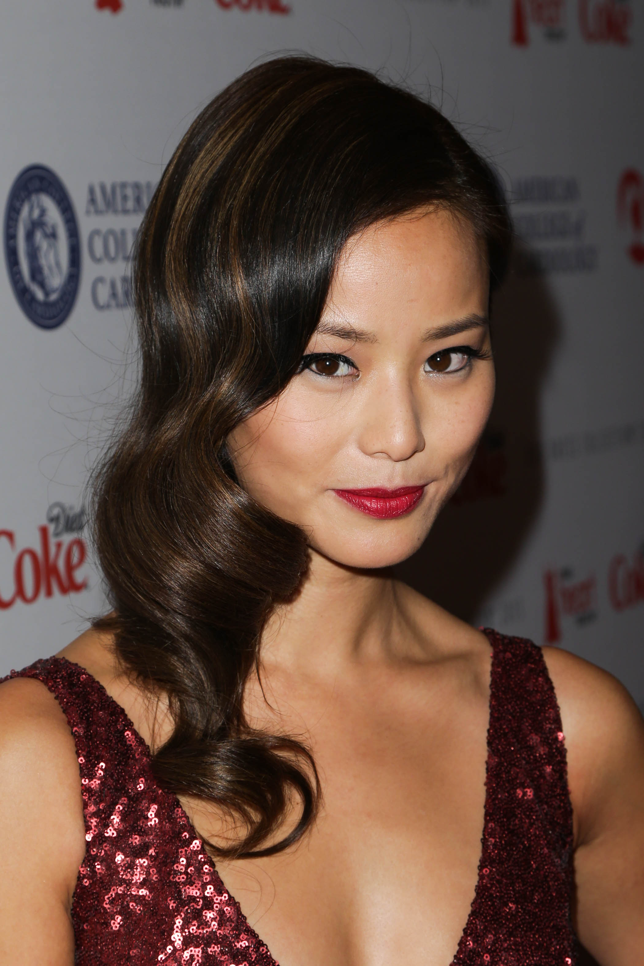 Jamie Chung The Heart Truth 2013 Fashion Show, Feb 6, 2013 