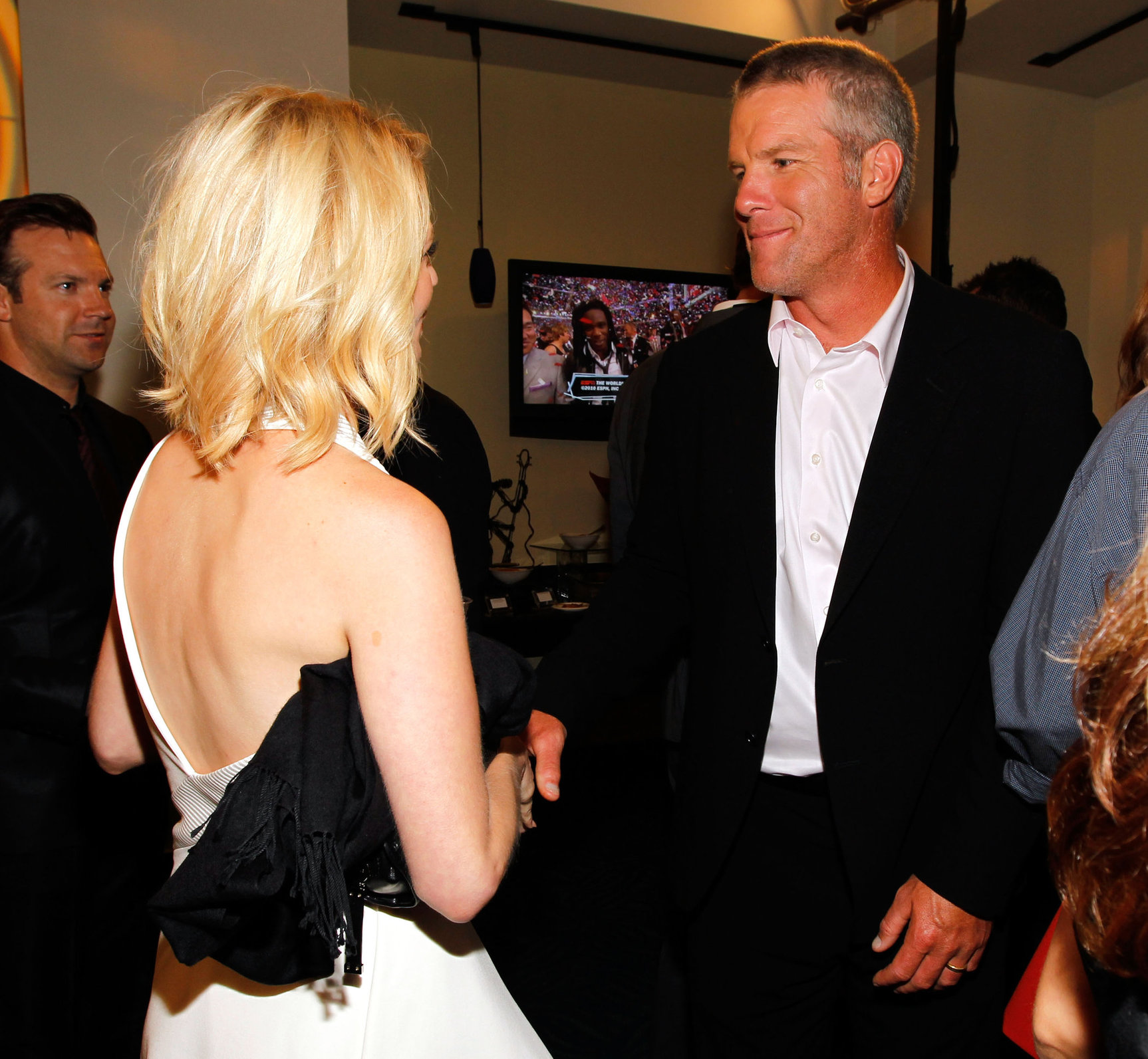 January Jones espy awards at Nokia Theatre in Los Angeles Live on July 14, 2010 