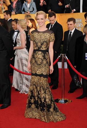 January Jones 17th annual Screen Actors Guild Awards on January 1, 2011