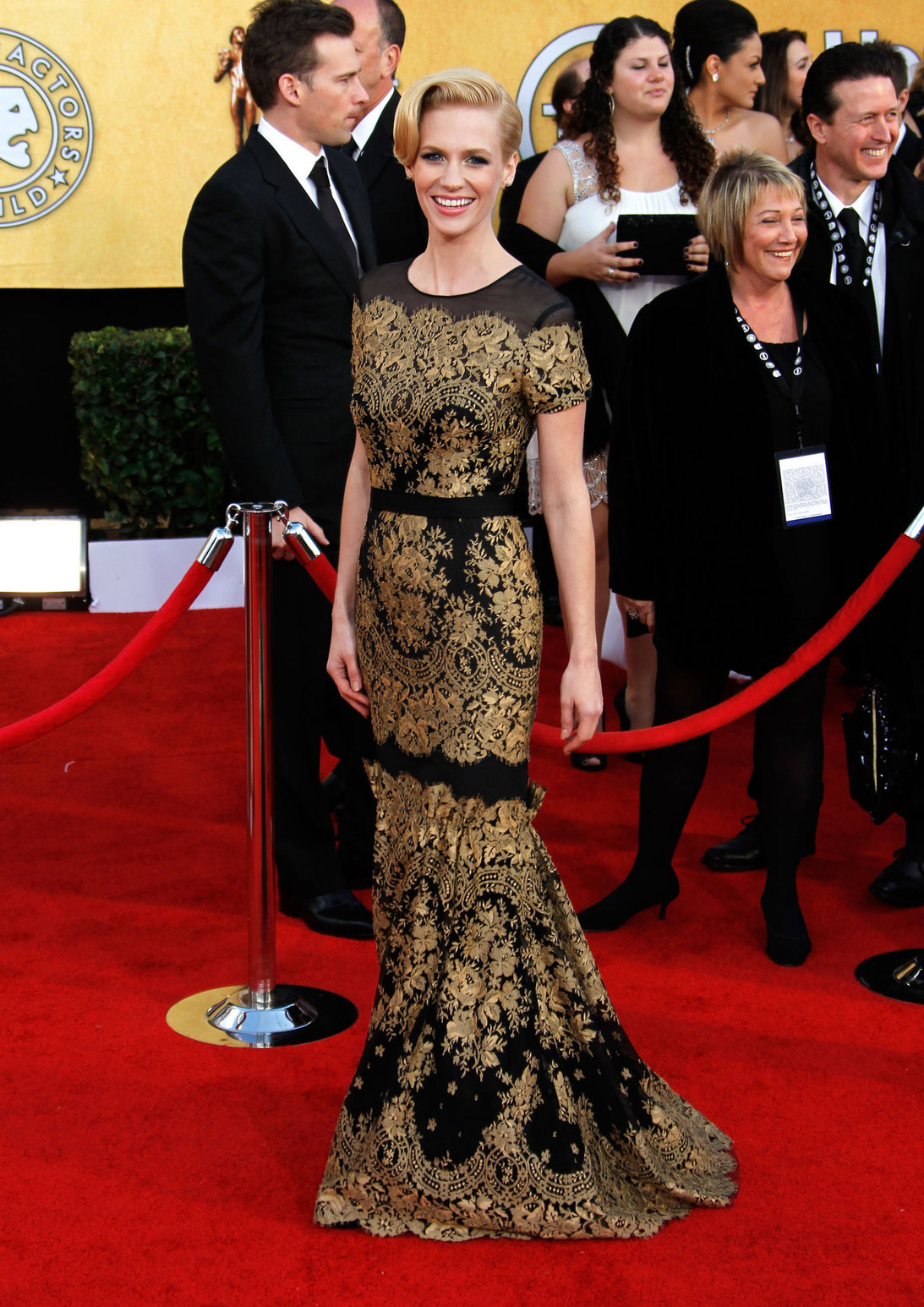 January Jones 17th annual Screen Actors Guild Awards on January 1, 2011