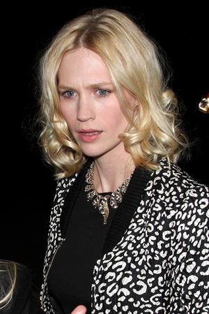 January Jones 33rd birthday at Fogo de Chao in Los Angeles on January 5, 2012