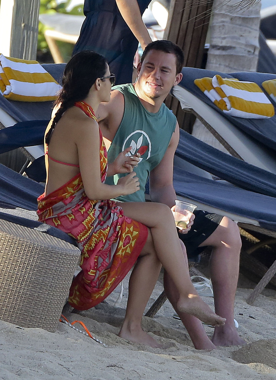 Jenna Dewan-Tatum - at the beach in St Barts 12/31/12  
