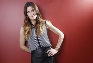 Jennifer Carpenter posing for Carlo Allegri portraits in New York City - October 26, 2012 