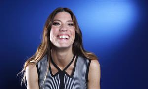 Jennifer Carpenter posing for Carlo Allegri portraits in New York City - October 26, 2012 