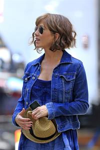 Jennifer Aniston On the set of 'Squirrels to the Nuts' in NYC 30.07.13 