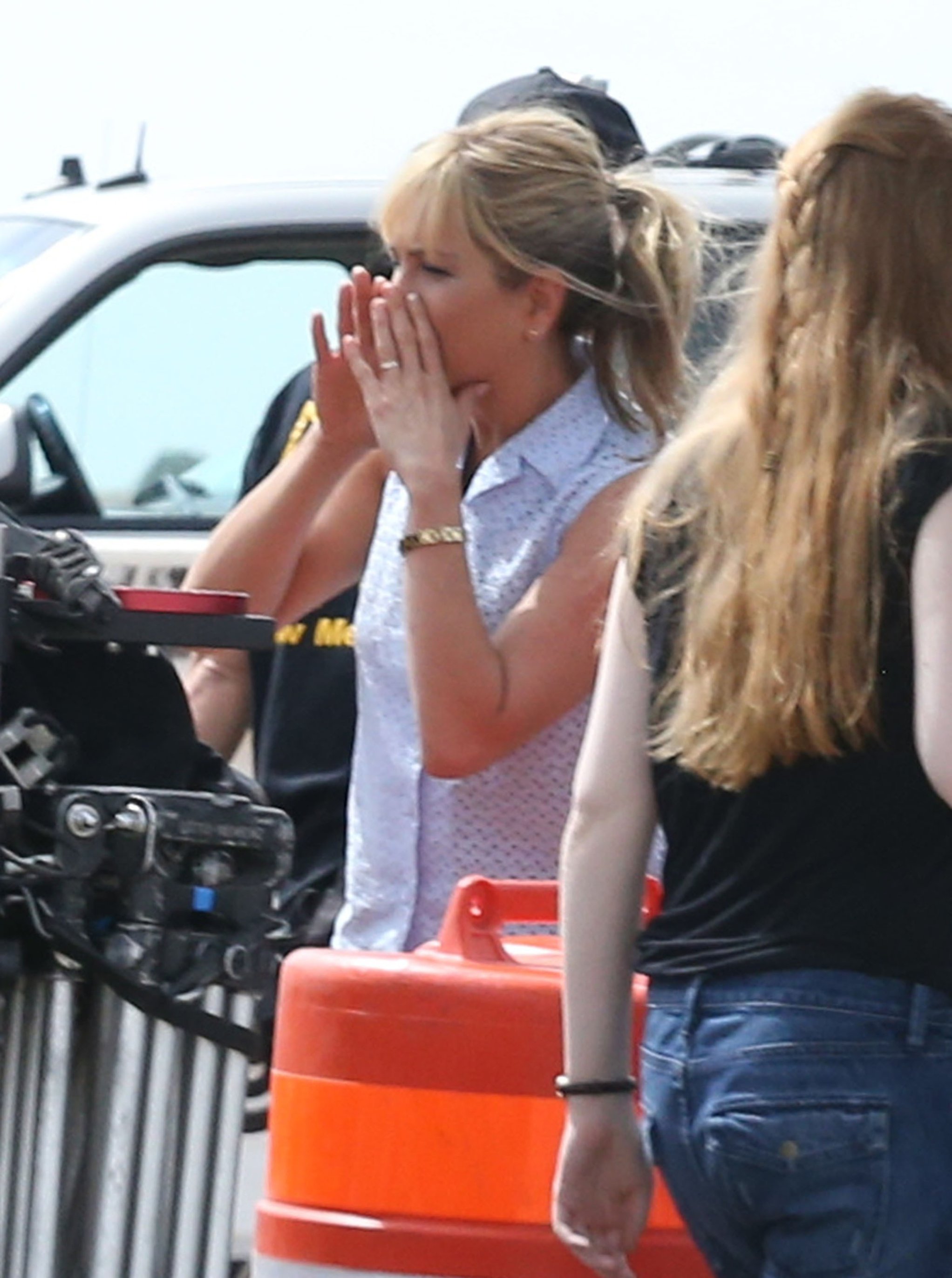 Jennifer Aniston set of 'We're the Miller' in NM 9/24/12 