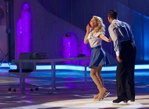 Jennifer Ellison Dancing on Ice Promos on January 15, 2012