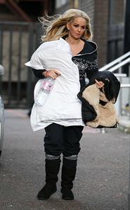 Jennifer Ellison ITV studios in London on January 4, 2011