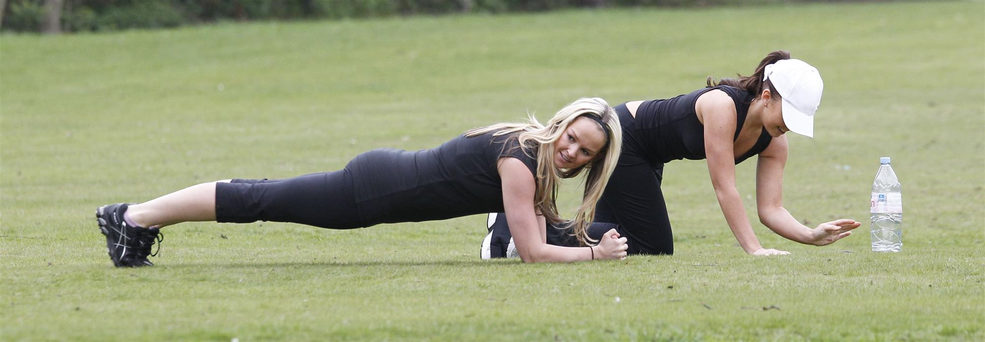 Jennifer Ellison working out in Liverpool April 14, 2011 