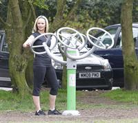 Jennifer Ellison working out in Liverpool April 14, 2011 