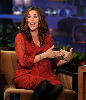 Jennifer Garner on the Tonight Show with Jay Leno on January 1, 2012
