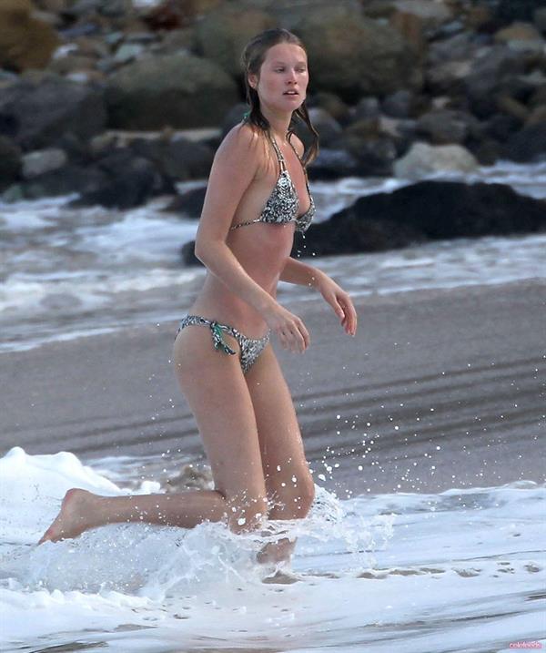 Toni Garrn in a bikini