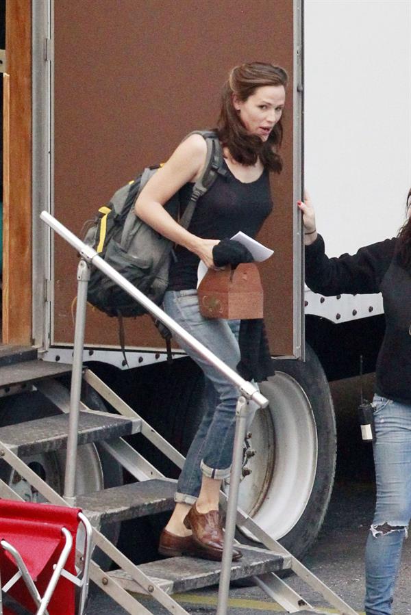 Jennifer Garner Filming 'Dallas Buyers Club' in New Orleans (November 15, 2012) 