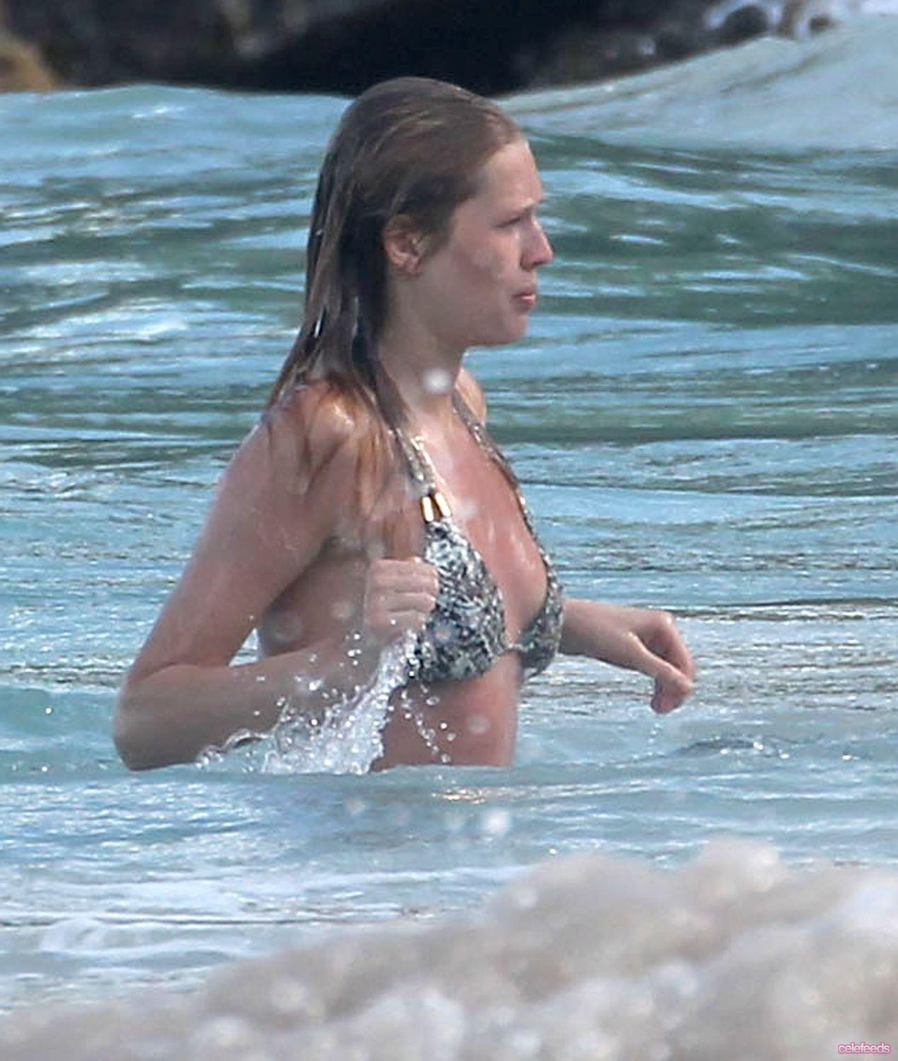 Toni Garrn in a bikini